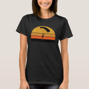 Camiseta Céu Mergulhado Avião Mergulhador Salto Paraquedas 
