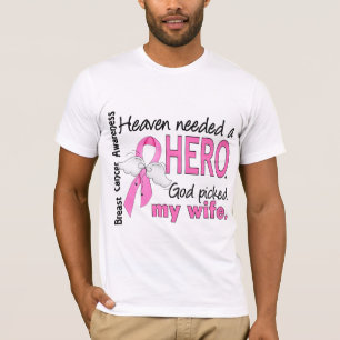 Camiseta Céu necessário um cancro da mama da esposa do