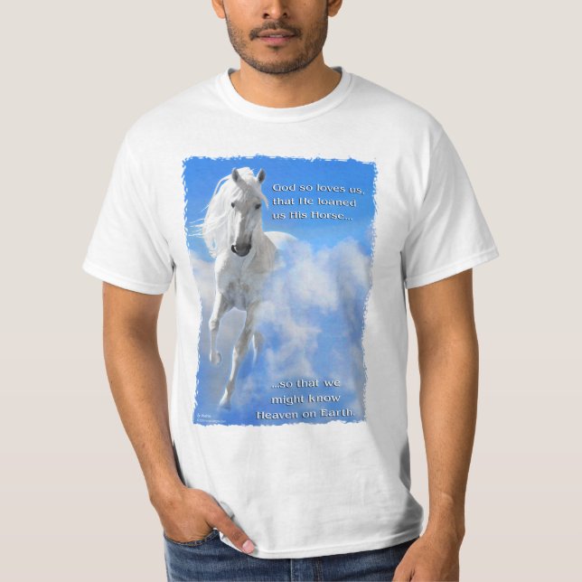 Camiseta Céu no cavalo da terra (Frente)