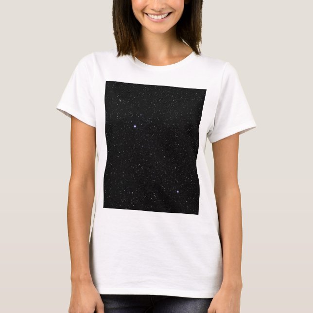 Camiseta Céu noturno com estrelas (Frente)