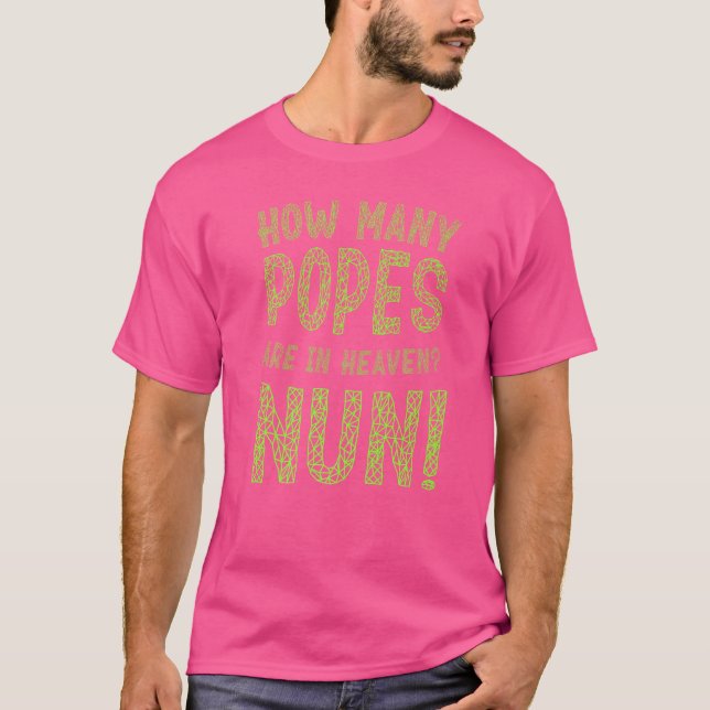 Camiseta Céu, Quantas P Op Es Há No Céu Freira (Frente)