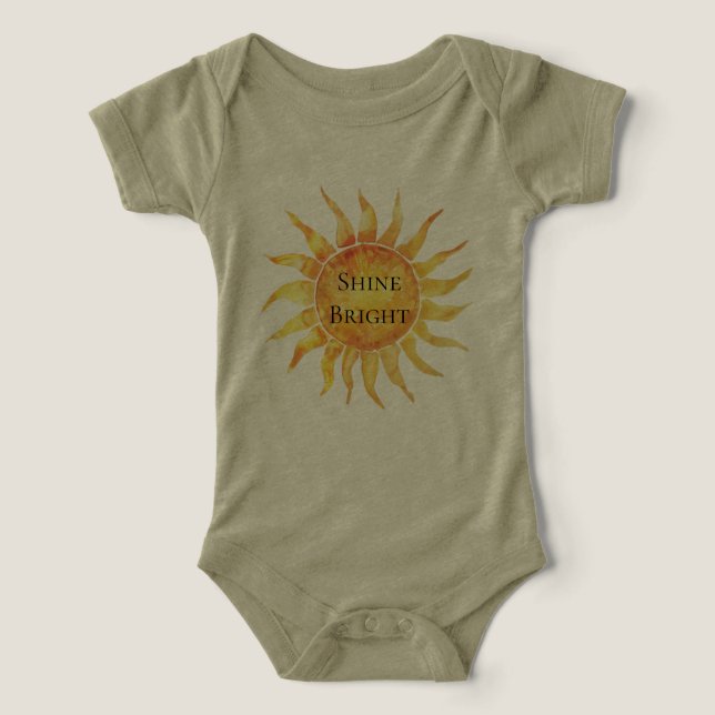 Camiseta Céu Sol Brilha Forte (Design frontal)