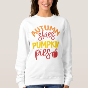 Camiseta Céus de outono e Abóbora-Papoila Cair