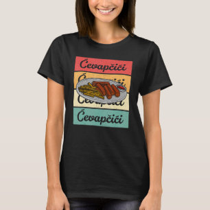 Camiseta Cevapcici Kebab cozinha balcânica 17