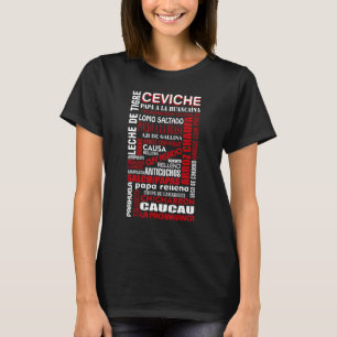 Camiseta Ceviche Causa Rellena Lomo Saltado Anticucho Peru