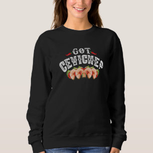 Camiseta Ceviche Latino e Comida Mexicana Shrimp & Cama
