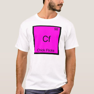 Camiseta Cf - Filme de Menina Química Divertida Símbolo do 