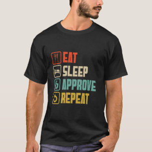 Camiseta CFO Diretor Financeiro Comer Dormir Aprovar Revoga
