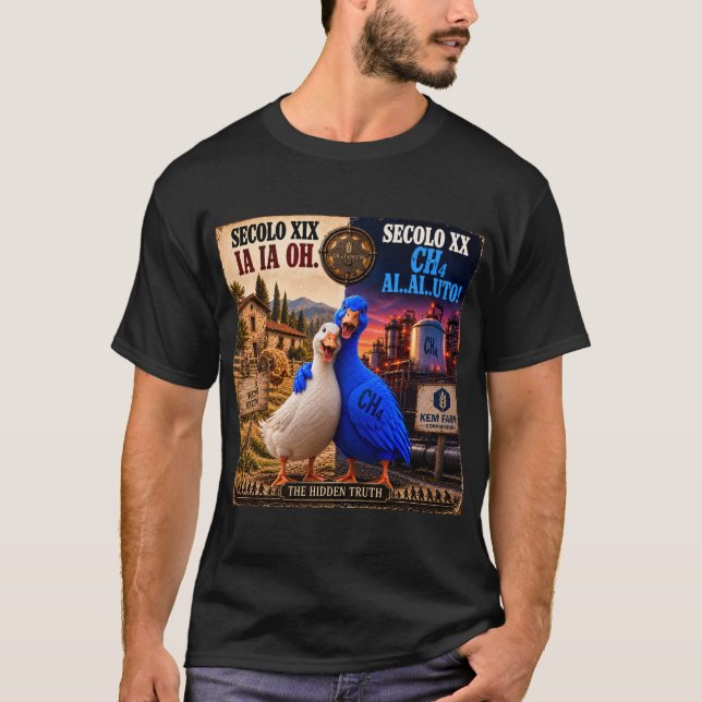 Camiseta CH4 Ganso – A Verdade Oculta (Frente)