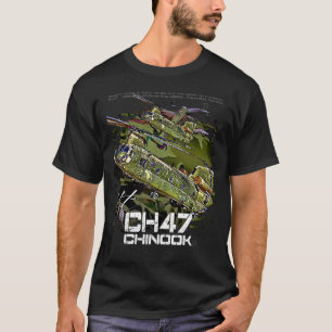 Camiseta CH-47 helicóptero Chinook