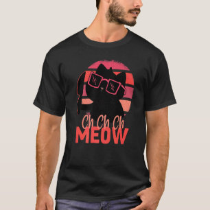 Camiseta Ch Ch Ch Meow Scareen Halloween Cat Horror Slasher