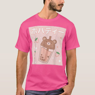 Camiseta Chá Boba Cute Bear Kawaii