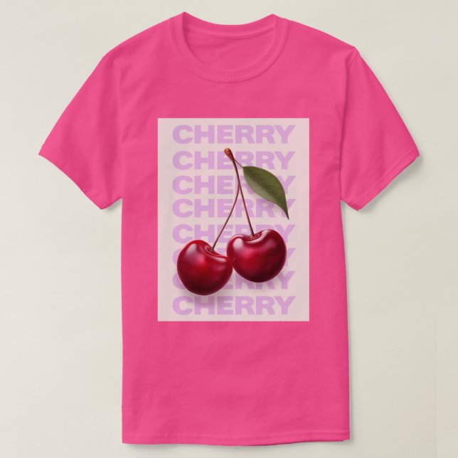 Camiseta Chá com Pop de Cherry (Frente do Design)