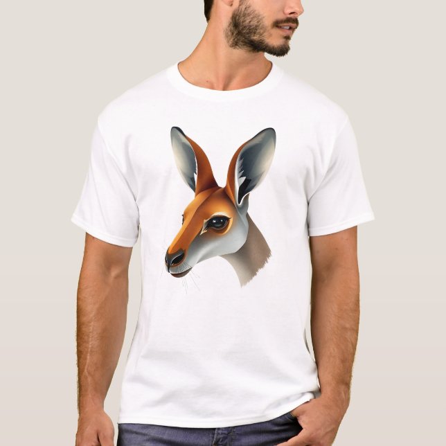 Camiseta Chá de Arte de Caranguru Flutuante (Frente)