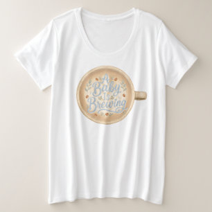Camiseta Chá de Bebê: Bebê Está Sendo Preparado