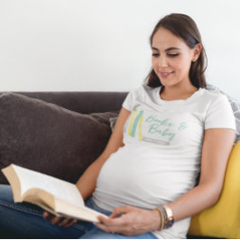 Camiseta Chá de Bebê de Livros
