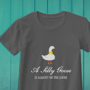 Camiseta Chá de Bebê do Pequeno Ganso