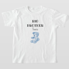 Camiseta Chá de Bebê Irmão Mais Velho Crianças-Juventude &