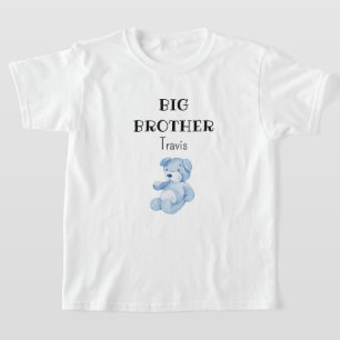 Camiseta Chá de Bebê Irmão Mais Velho Crianças-Juventude &