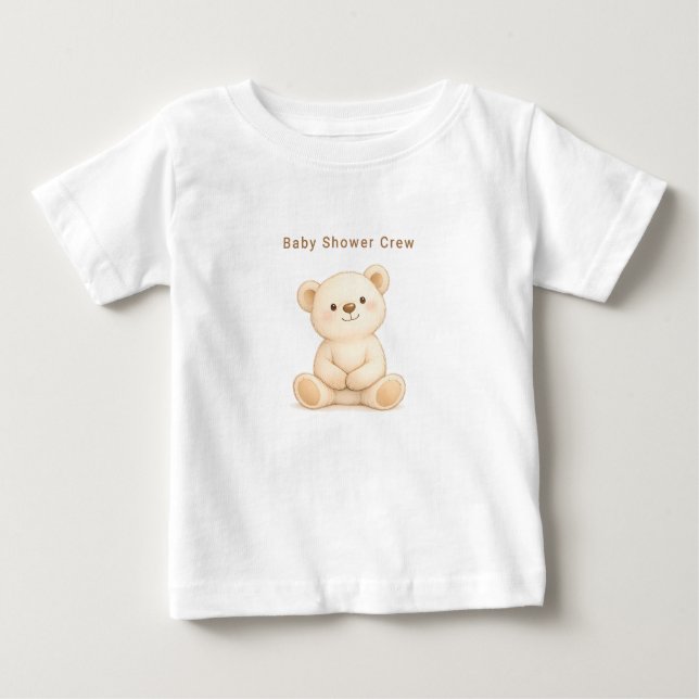 Camiseta Chá de Bebê Personalizado (Frente)