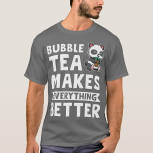 Camiseta Chá de bolha faz tudo Chá de bolha Merch 491