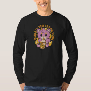 Camiseta Chá de Bolhas É Para a Alma bolhas Bebida Boba fan