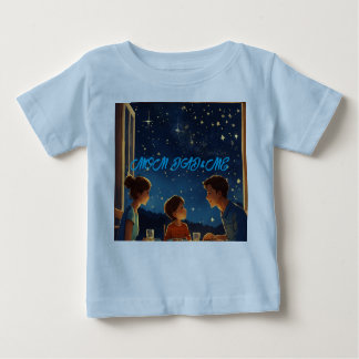 Camiseta Chá de constelação de família - Mãe, Pai e Starry 