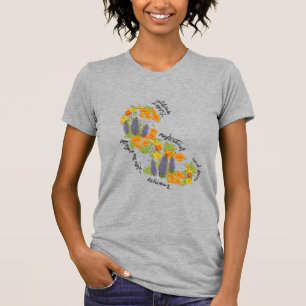 Camiseta Chá de flor silvestre da Califórnia