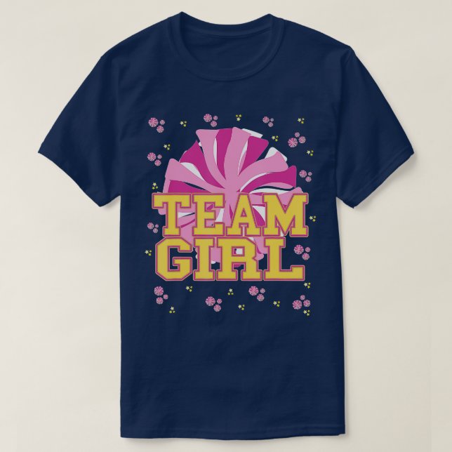 Camiseta Chá de fraldas Anúncio da Equipe do Partido Revela (Frente do Design)