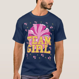 Camiseta Chá de fraldas Anúncio da Equipe do Partido Revela