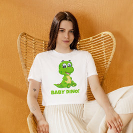 Camiseta chá de fraldas bonito