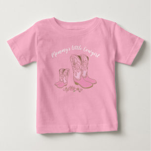 Camiseta Chá de fraldas Cowgirl