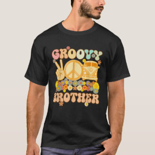 Camiseta Chá de fraldas da Família Retro Correspondente do