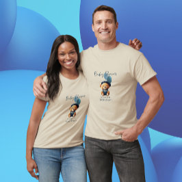 Camiseta Chá de fraldas de Balões de Urso Personalizado