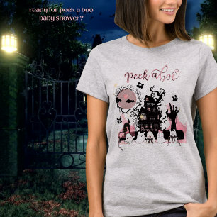 Camiseta Chá de fraldas de Boo-Belo Mamãe de Halloween