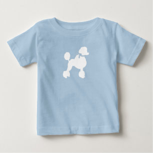 Camiseta Chá de fraldas De Cachorro, Garoto Azul