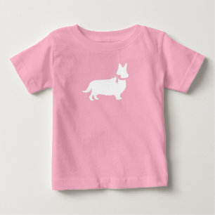 Camiseta Chá de fraldas De Cão De Corgi Cinza De Capoeira