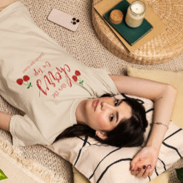 Camiseta Chá de fraldas de cerejas