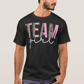 Camiseta Chá de fraldas de Equipe Menina Sexo Festa de Reve