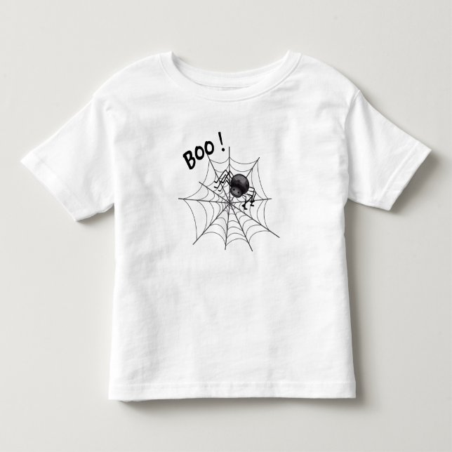 Camiseta Chá de fraldas de Halloween da Casa Fantasma (Frente)