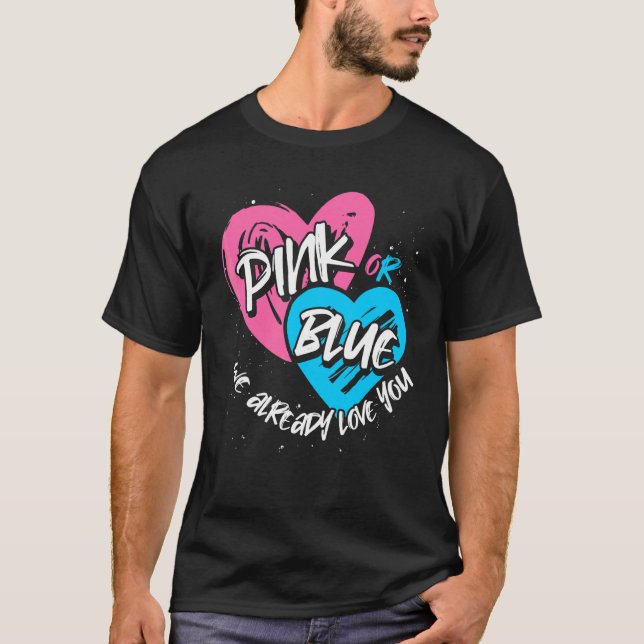 Camiseta Chá de fraldas de lançamento do bebê Genes futuros (Frente)
