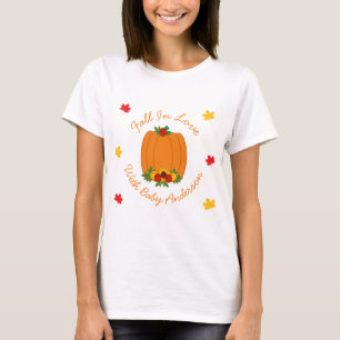Camiseta Chá de fraldas de outono