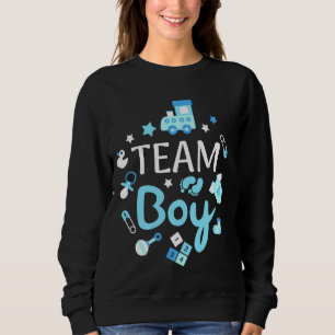 Camiseta Chá de fraldas de Revisão de Gênero do Team Boy