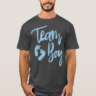 Camiseta Chá de fraldas de Revisão de Gênero - Team Boy