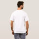 Camiseta Chá de fraldas de urso moderno minimalista (Parte Traseira Completa)