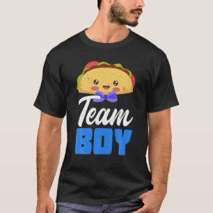 Camiseta Chá de fraldas do Time Boy Gender Reveuse Festa do