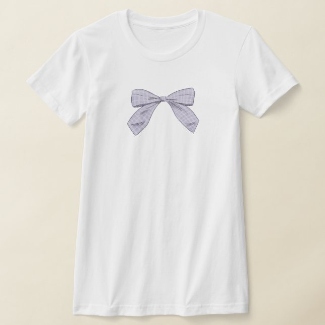 Camiseta Chá de fraldas Elegante Arco Roxo-Luz Mãe (Postura )