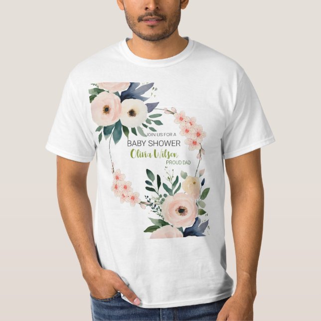 CAMISETA CHÁ DE FRALDAS PAI TSHIRT (Frente)