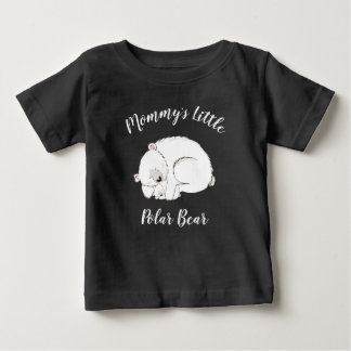 Camiseta Chá de fraldas Polar Urso Cinza Inverno Sexo Neutr