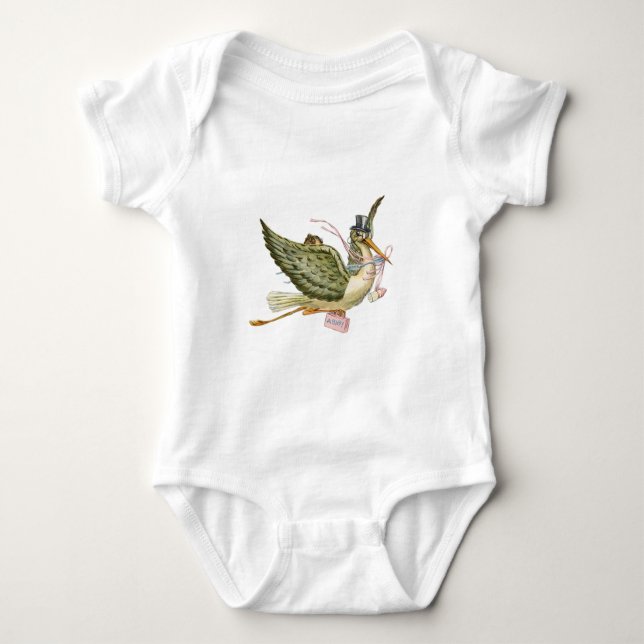 CAMISETA CHÁ DE FRALDAS STORK (Frente)